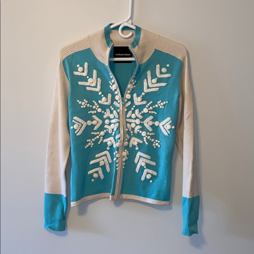 Michael Simon Snowflake Sweater